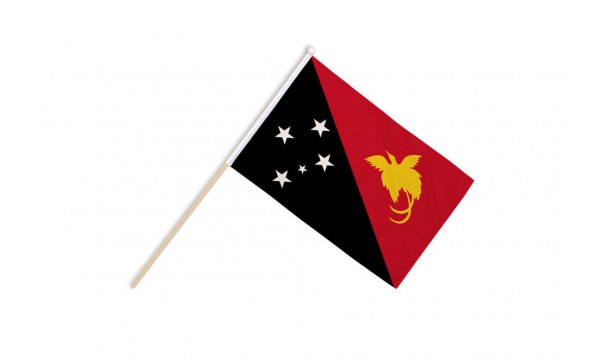 Papua New Guinea Hand Flags